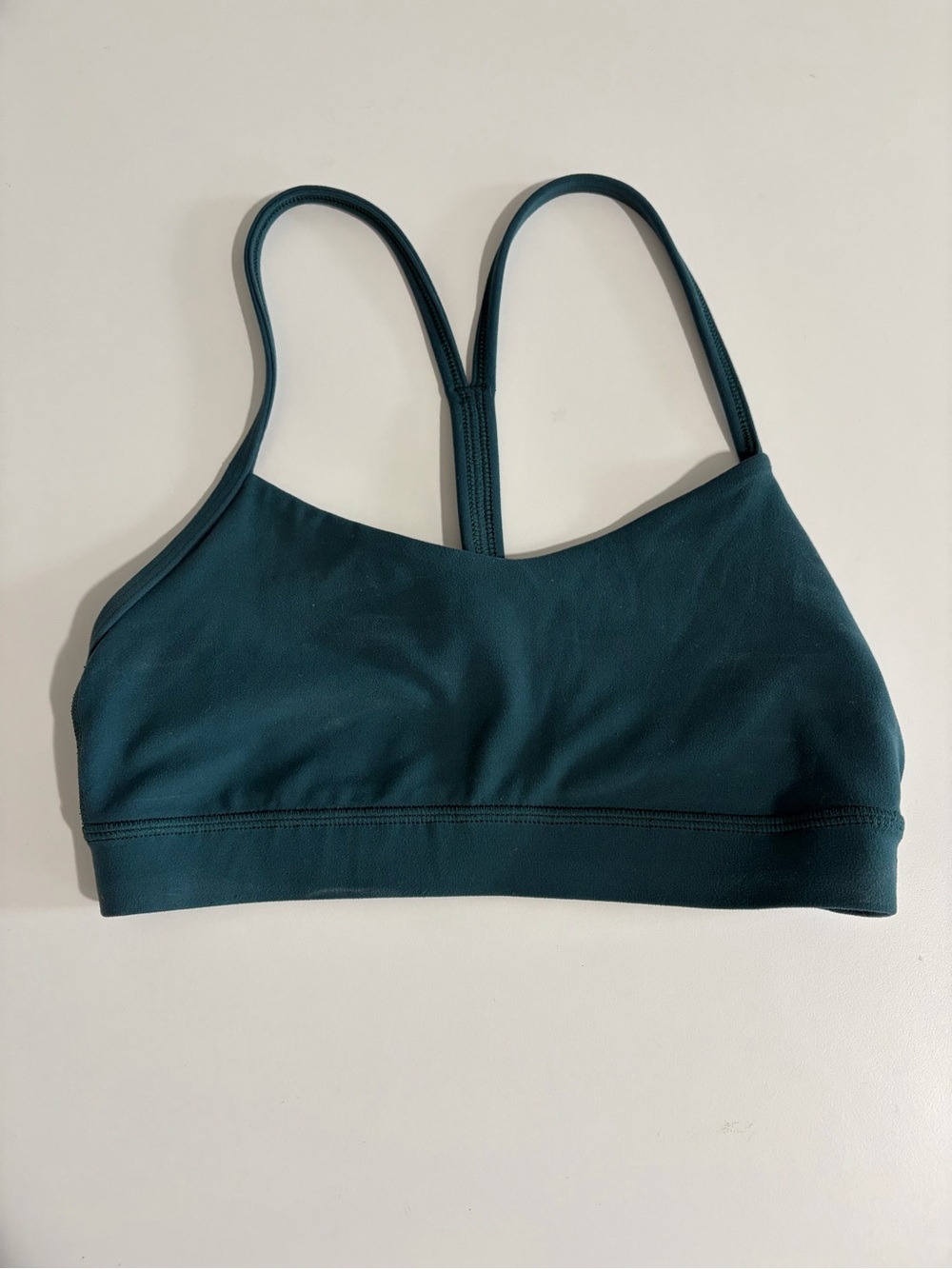 lululemon athletica Teal Green Double-Strap Sports Bra